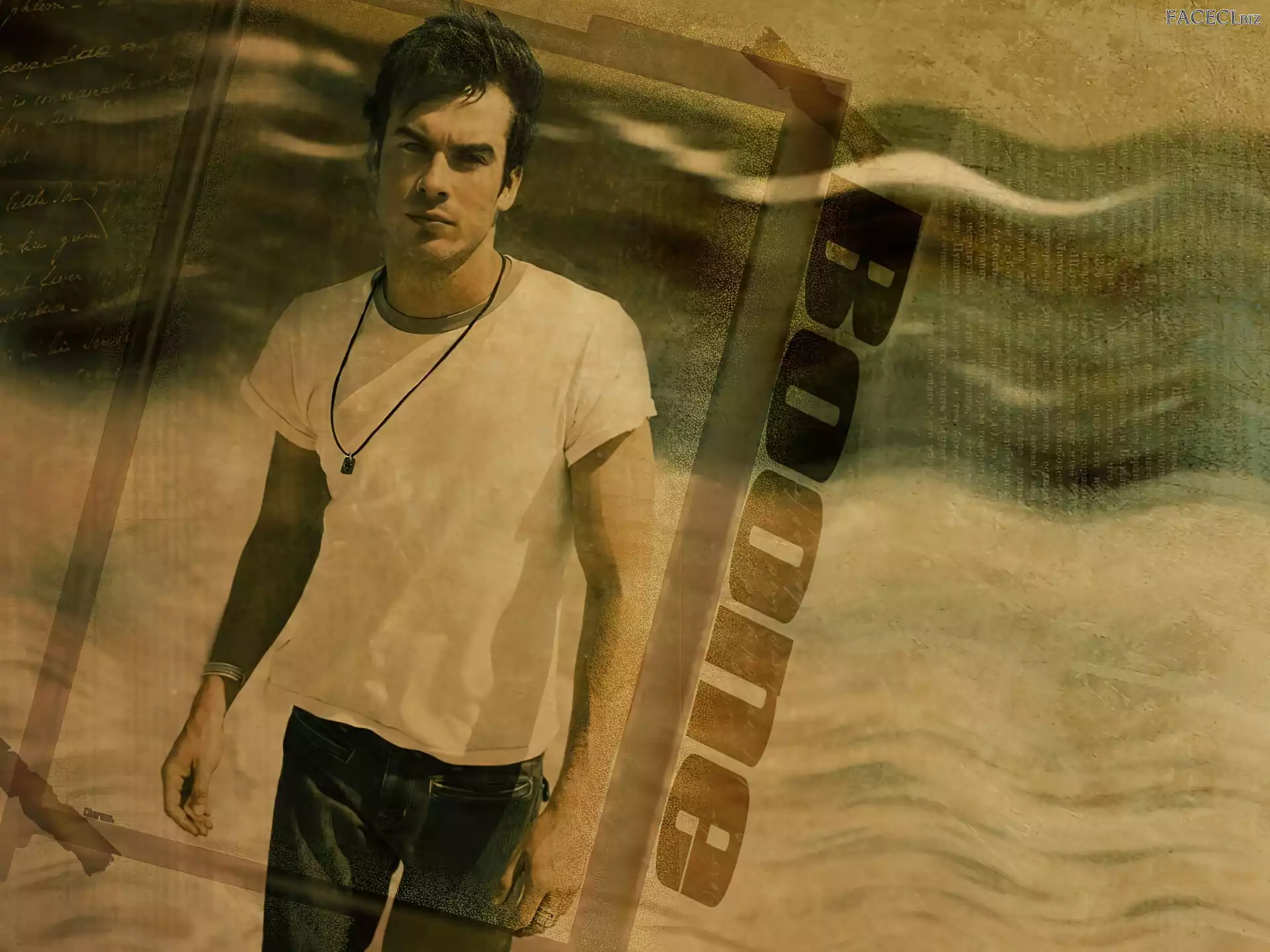 Ian Somerhalder, Zagubieni, ramka, Serial, Lost